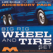 Moebius 1010 1/25 Big Rig Wheel and Tire Set