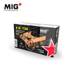 MIG Productions 35-018 K.O. T34 Destroyed T34 Tank Resin Kit
