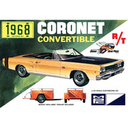 MPC 978 1/25 1968 Dodge Coronet Convertible with Trailer