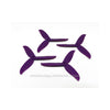 Dalprop Cyclone T5249C 6in Tri-Blade Props Crystal Purple 2pr