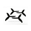 Dalprop Cyclone T5047C 6in Tri-Blade Props with PoPo Crystal Black 6pr