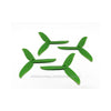 Dalprop Cyclone T5047C 6in Tri-Blade Props with PoPo Fluoro Green 6pr