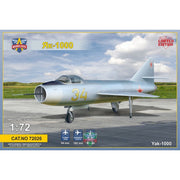 Modelsvit 72026 1/72 Yak 1000 Supersonic Demostrator Plastic Model Kit