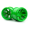 Maverick 150421 Quantum2 MT 2.8in Wheel Green 2pcs