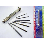 ManWah 2148 Fine Pin Vise With 7 Drill Bits 1.8 - 3mm