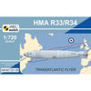Mark One Models 1/720 HMA R33/R34 Armstrong Whitworth R33/Beardmore R34 Transatlantic Flyer