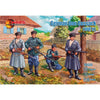 Mars Figures 1/32 Scale German Don Cossack WWII Soldier Model Kit - 15 Unpainted Plastic Figures