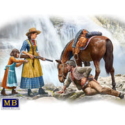 Master Box 35203 1/35 Outlow. Gunslinger Series Kit No.1 Marshal Tom Tucker Molly and Rebecca Hanson