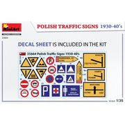 MiniArt 35664 1/35 Polish Traffic Signs 1930-40s
