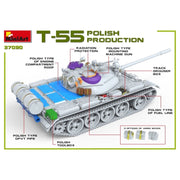 MiniArt 37090 1/35 T-55A Polish Production