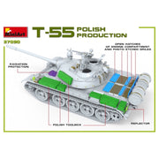 MiniArt 37090 1/35 T-55A Polish Production