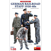 MiniArt 38012 1/35 German Railroad Staff 1930-40s Plastic Model Kit