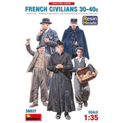 MiniArt 38037 1/35 Resin Heads French Civilians 30-40s 