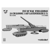 Modelcollect UA72192 1/72 Fist of War WWII German 28CM Kanone 3 Auf Lastenträger E-75