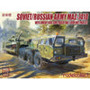 Modelcollect 1/72 Soviet/Russian Army MAZ-7410 with ChMZAP-9990 Semi-Trailer and T-80BV MBT Pack Set MC-UA72153 
