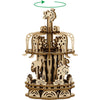 Mr Playwood Mechanical Wooden Carousel Model Small 88 pcs