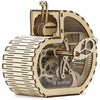 Mr Playwood Mechanical Wooden Snail Moneybox 83pcs