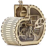 Mr Playwood Mechanical Wooden Snail Moneybox 83pcs