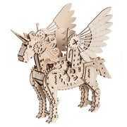 Mr Playwood Mechanical Wooden Unicorn Model 156 pcs