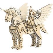 Mr Playwood Mechanical Wooden Unicorn Small 140 pcs