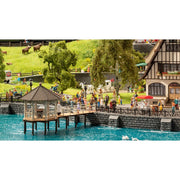 Noch 14619 N Event-Pavillon Fischersteg Laser Cut Kit