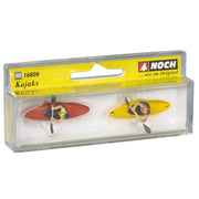 Noch 16809 HO 2 Kayaks with Figures