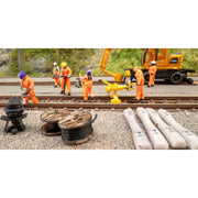 Noch 35901 N Track Construction 3D print Themed Figure Set