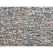 Noch HO Cardboard Sheet Quarrystone Wall