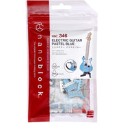 Nanoblock NBC-346 Electric Guitar Pastel Blue