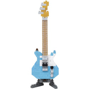 Nanoblock NBC-346 Electric Guitar Pastel Blue