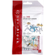Nanoblock NBC-348 Drum Set Green