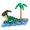 Nanoblock NBC-367 Waterside Parasaurolophus Dinosaur