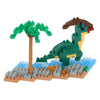Nanoblock NBC-367 Waterside Parasaurolophus Dinosaur