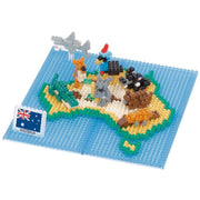 Nanoblock NBH-215 Animals of Australia on Map
