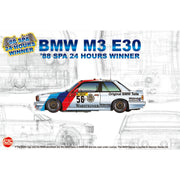 NuNu 24017 1/24 BMW M3 E30 Spa 24h Winner 1988 Plastic Model Kit