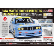 NuNu 24019 1/24 BMW M3 E30 JTC 1990 InterTEC Class Winner