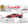 NuNu 24024 1/24 Audi R8 LMS GT3 Macau GP 2015