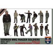 Orion 72045 1/72 German Panzer Soldiers (WWII) Plastic Figures