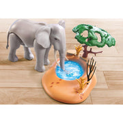 Playmobil 71294 Wiltopia Elephant At The Water Hole with Water Shoot Mechanism