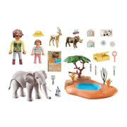 Playmobil 71294 Elephant At The Water Hole with Water Shoot