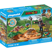 Playmobil 71526 Stegosaurus Nest with Egg Thief