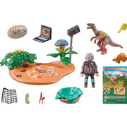 Playmobil 71526 Dinos Stegosaurus Nest with Egg Thief