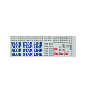 Linkline PC-LCD15 Blue Star Lines Decal