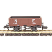 Peco NR5001E N RTR 9ft 5 Plank Open Wagon NE Grey