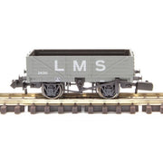 Peco NR5003M N RTR 9ft 5 Plank Open Wagon LMS Grey