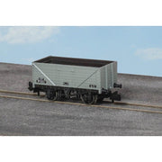 PECO NR7004B N RTR 9ft 7 Plank Open Wagon BR Grey