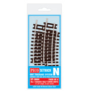 Peco ST3004 N Setrack Half Curve 1st Radius (Pack of 4)