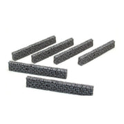 Pegasus 5203 28mm Block Stone Wall Straight 6 Pieces