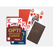 Piatnik Playing Cards Opti Bridge Large 4 Index