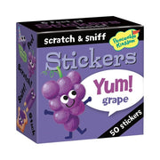 Scratch & Sniff 50 Stickers - Original Yum Assorted Sold Seperately